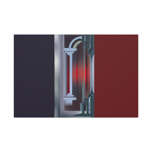 Cosmic Deco: - Art Deco Canvas