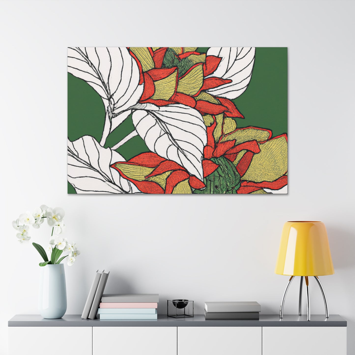 Blanche- Floral - Canvas