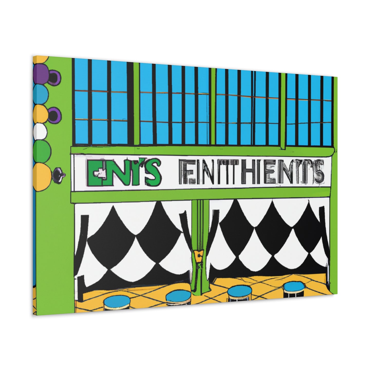 Sock-Hop Stop - Canvas Pop Art