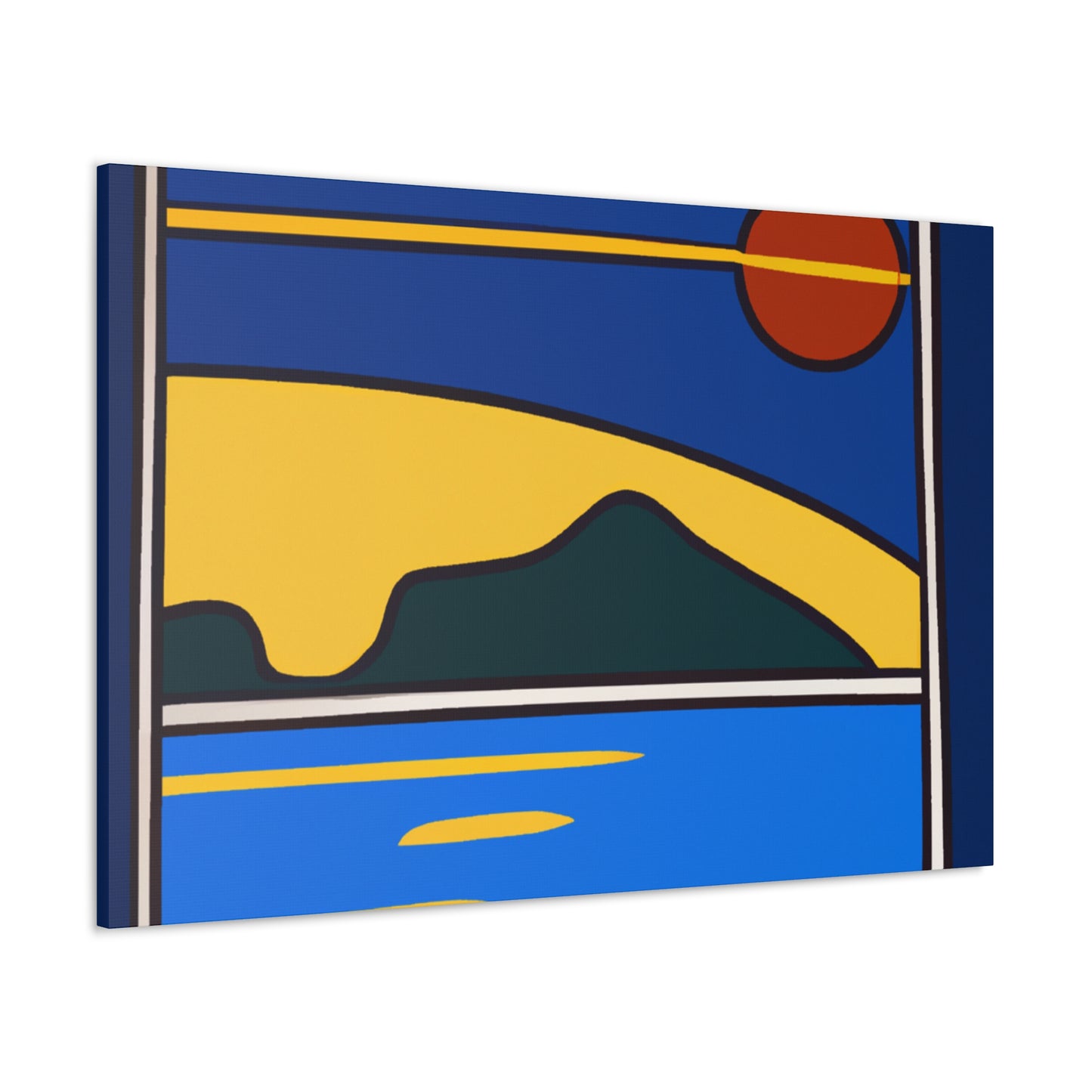 Natures Mirror - Midcentury Canvas