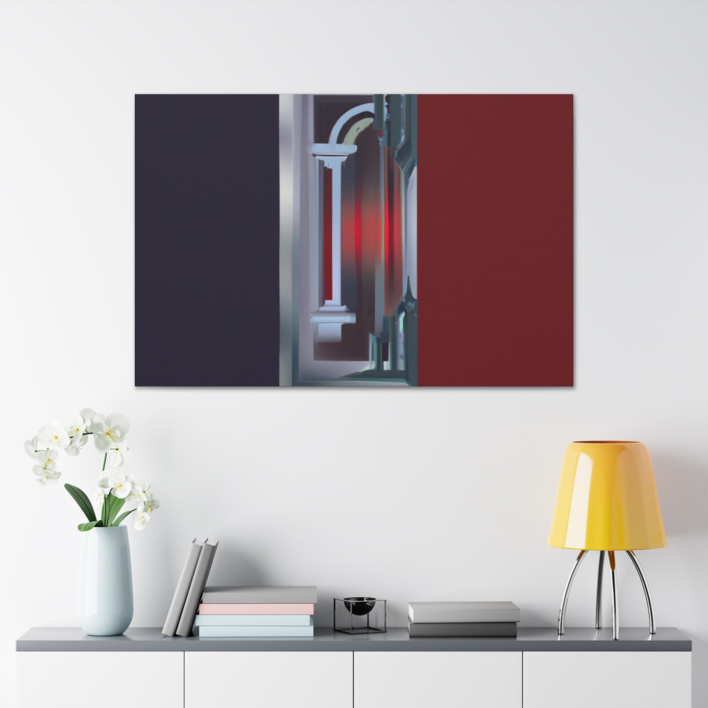 Cosmic Deco: - Art Deco Canvas