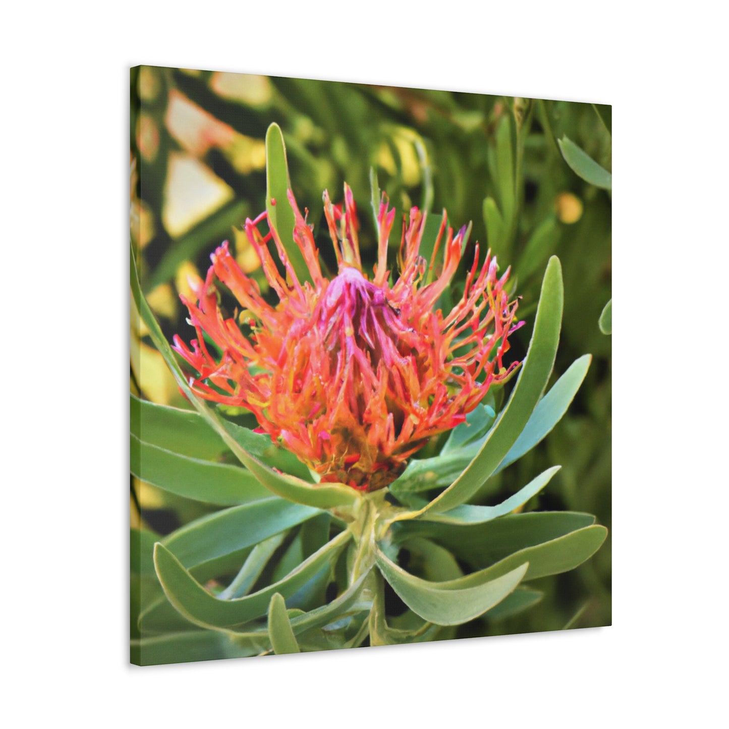 Floral Scroll Garden Print - Canvas - Floral