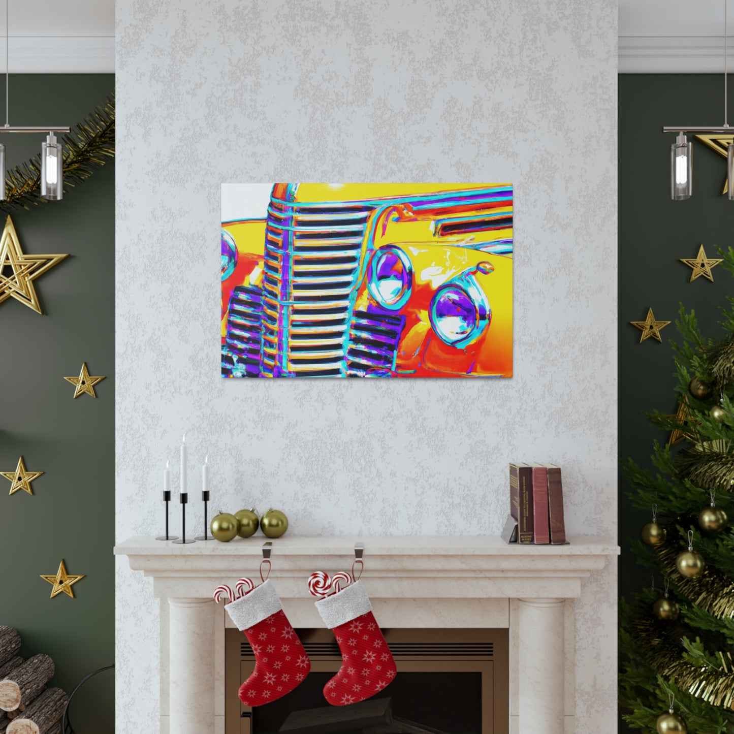 "Retro Rod" - Automobile Canvas