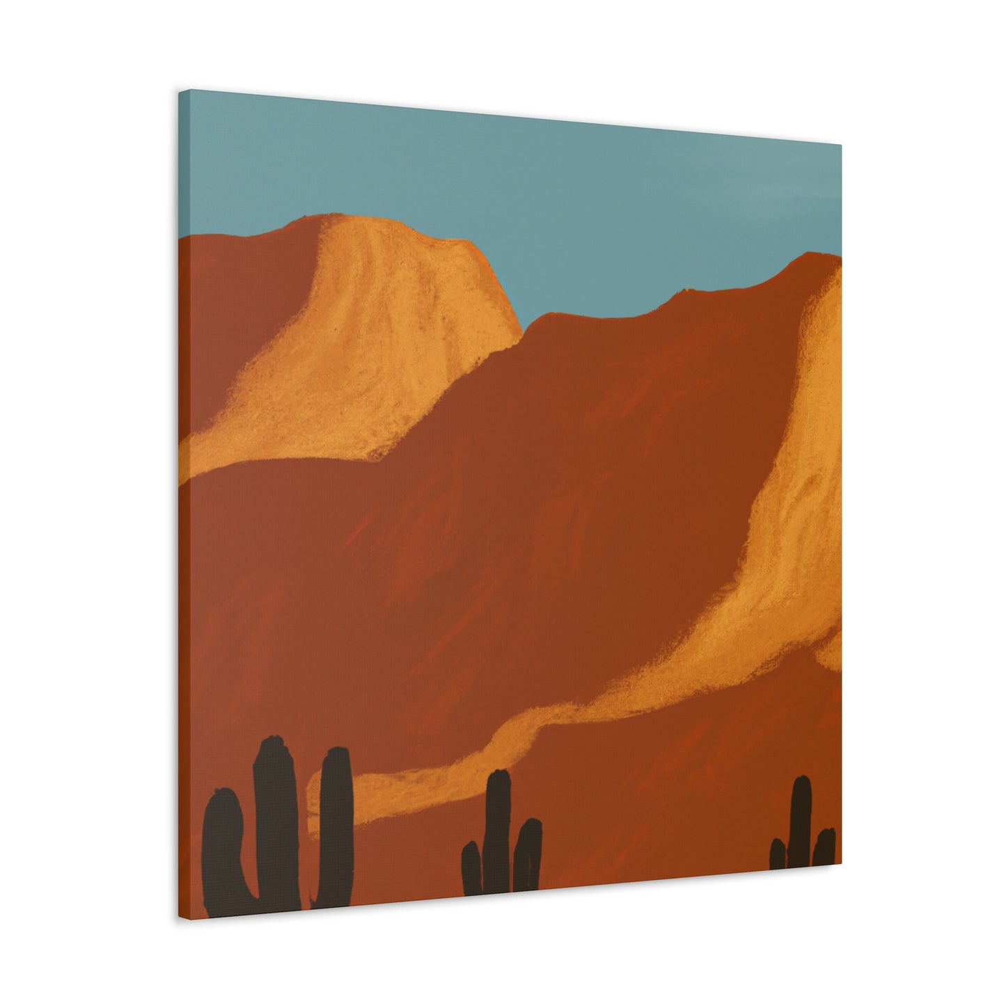 Retro Revival - Vintage Contemporary - Desert - Canvas
