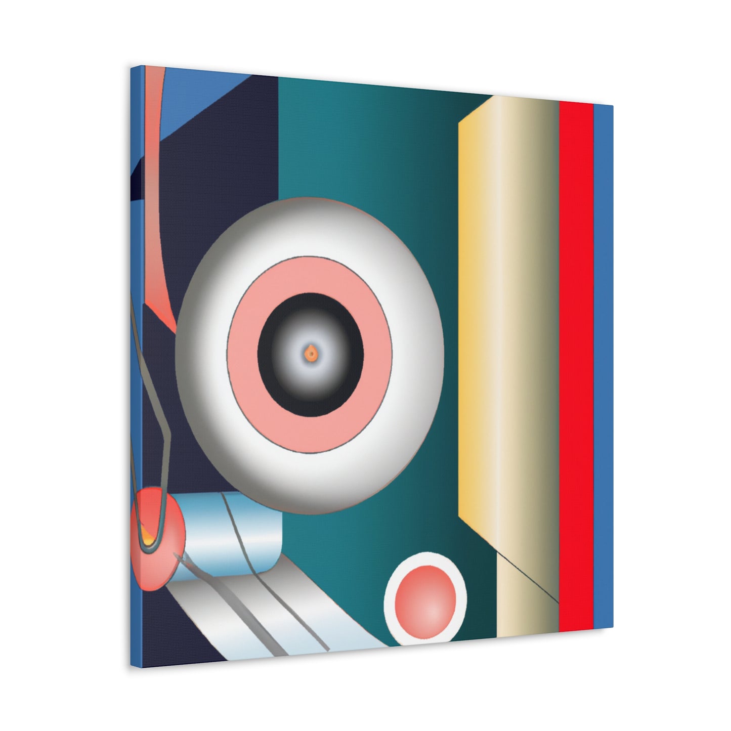 Gilded Metropolis: Art Deco Design Canvas
