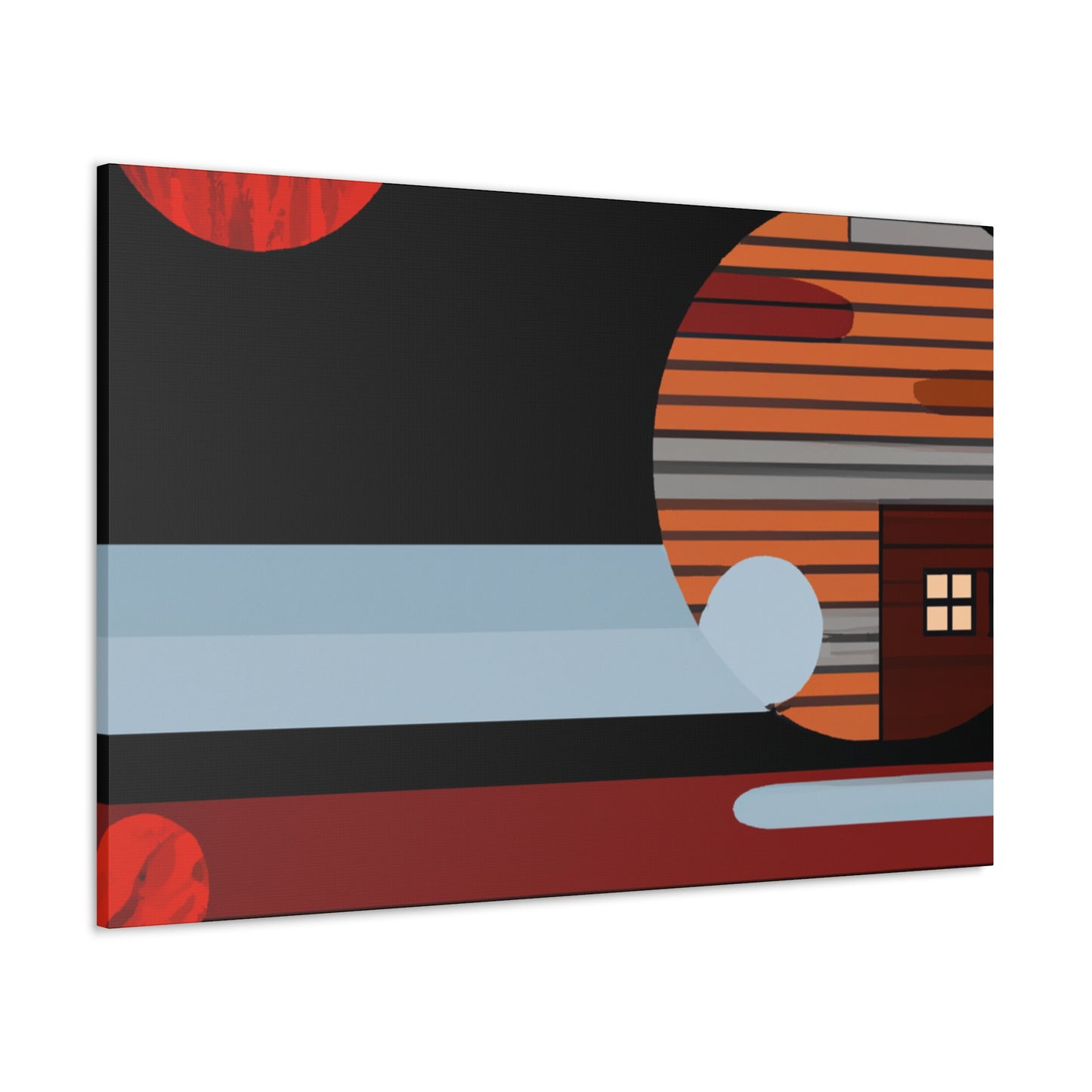 Splashy Syncopation - Midcentury - Canvas