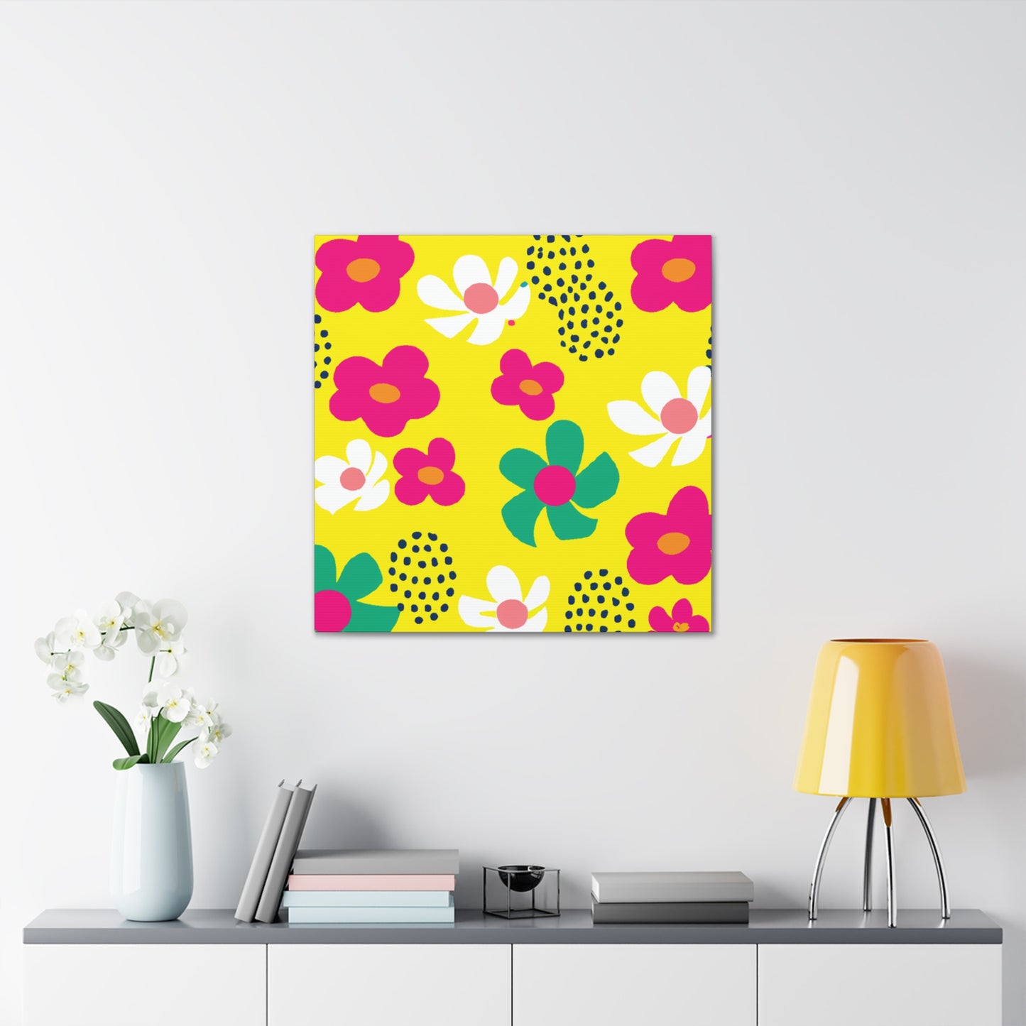 Blithely - Floral - Canvas
