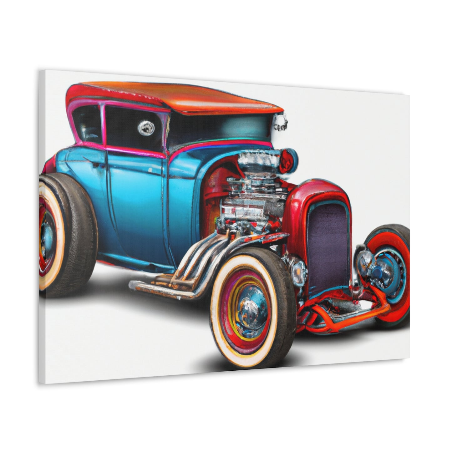 The Flaming Fury - Automobile - Canvas