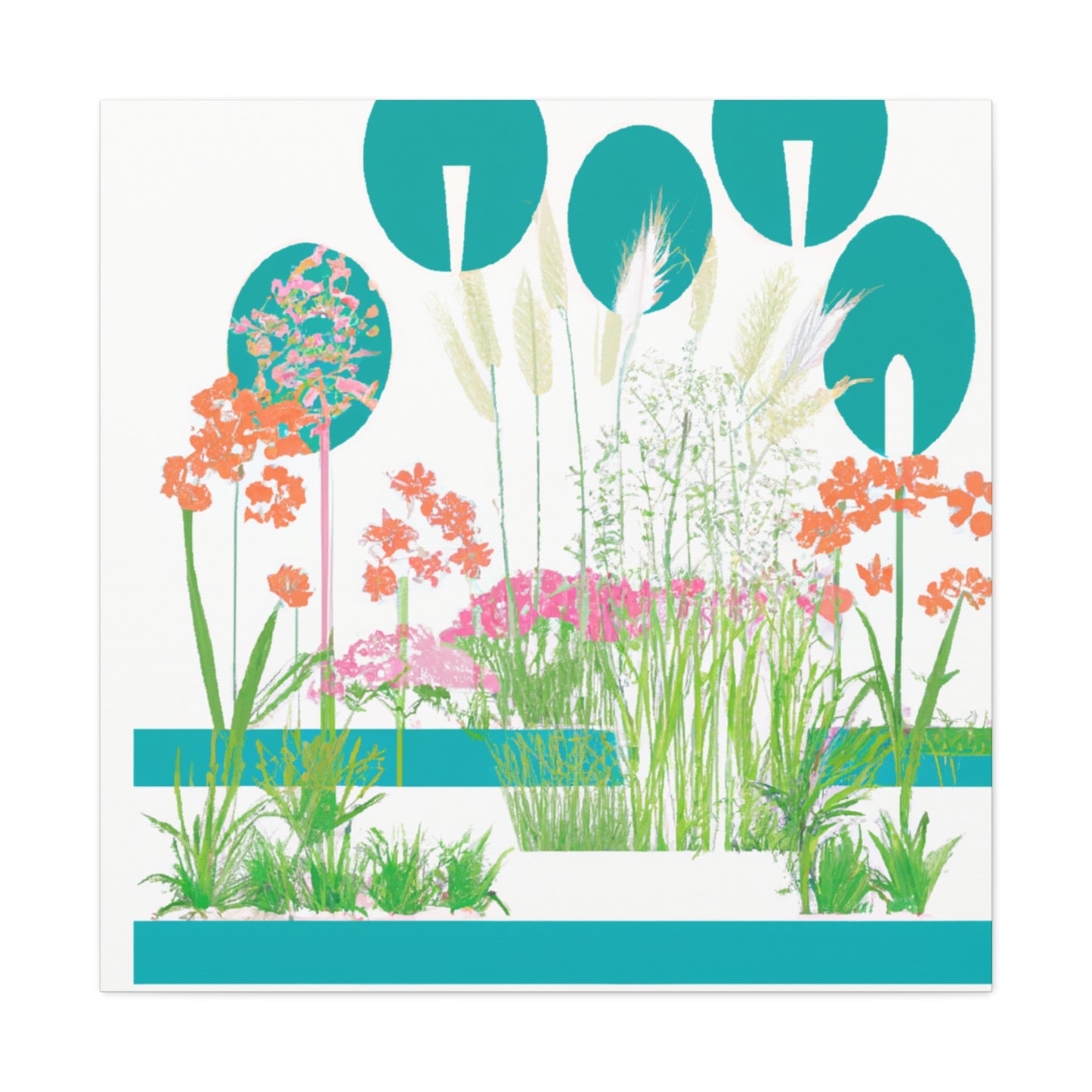 Garden Haven - Landscape - Canvas