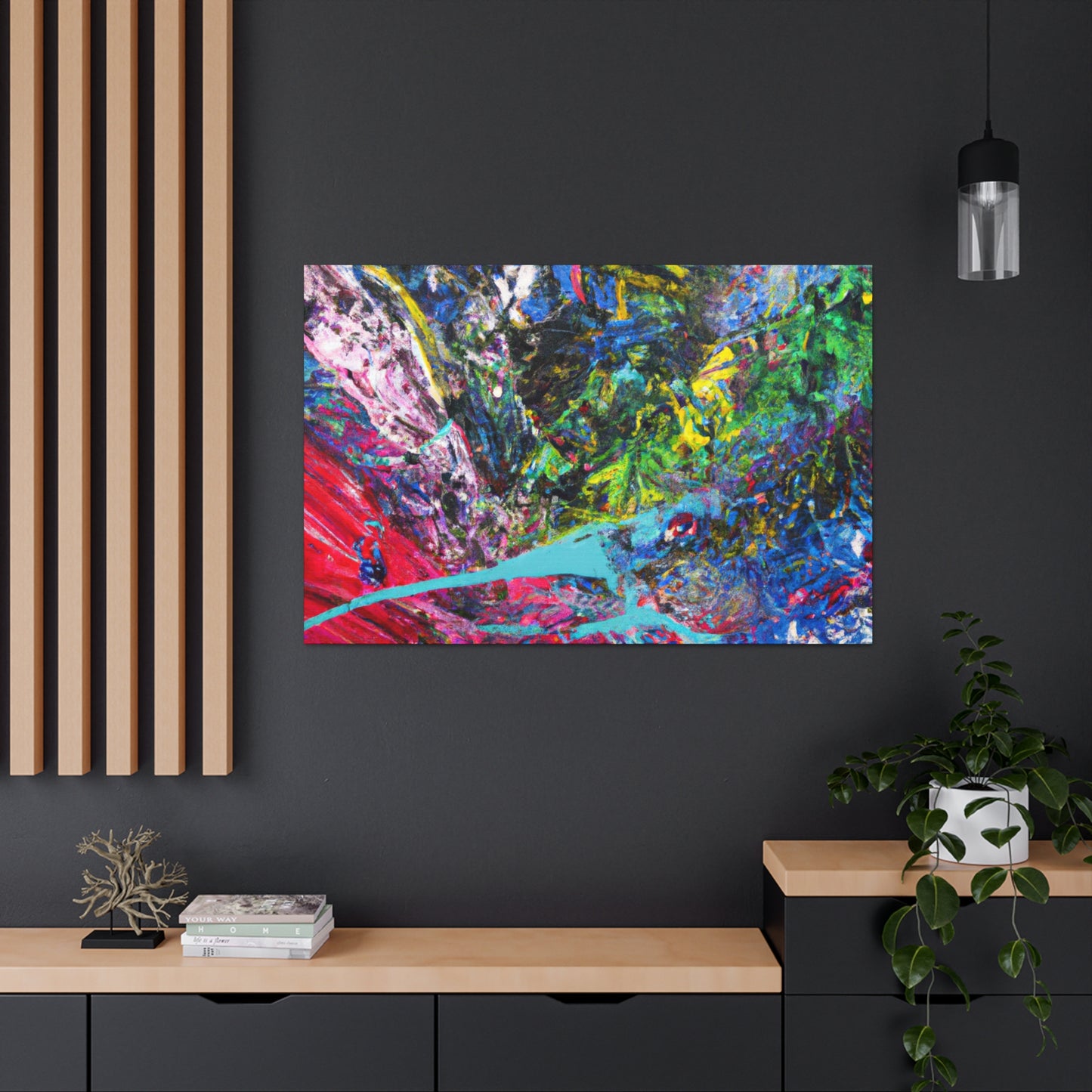 'Happy Family Reunion' - Abstract Canvas