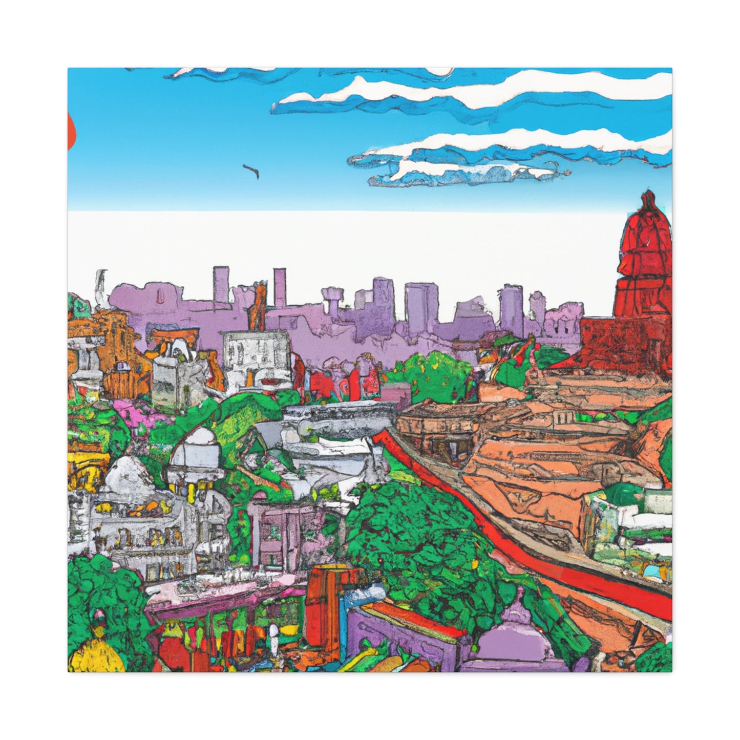 Palace of Wonders - Destination India - Canvas