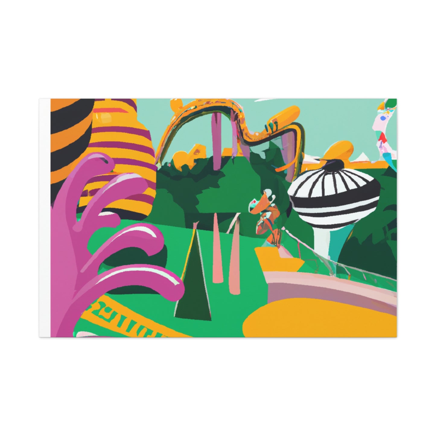 Verdant Valleyscape - Amusement - Canvas
