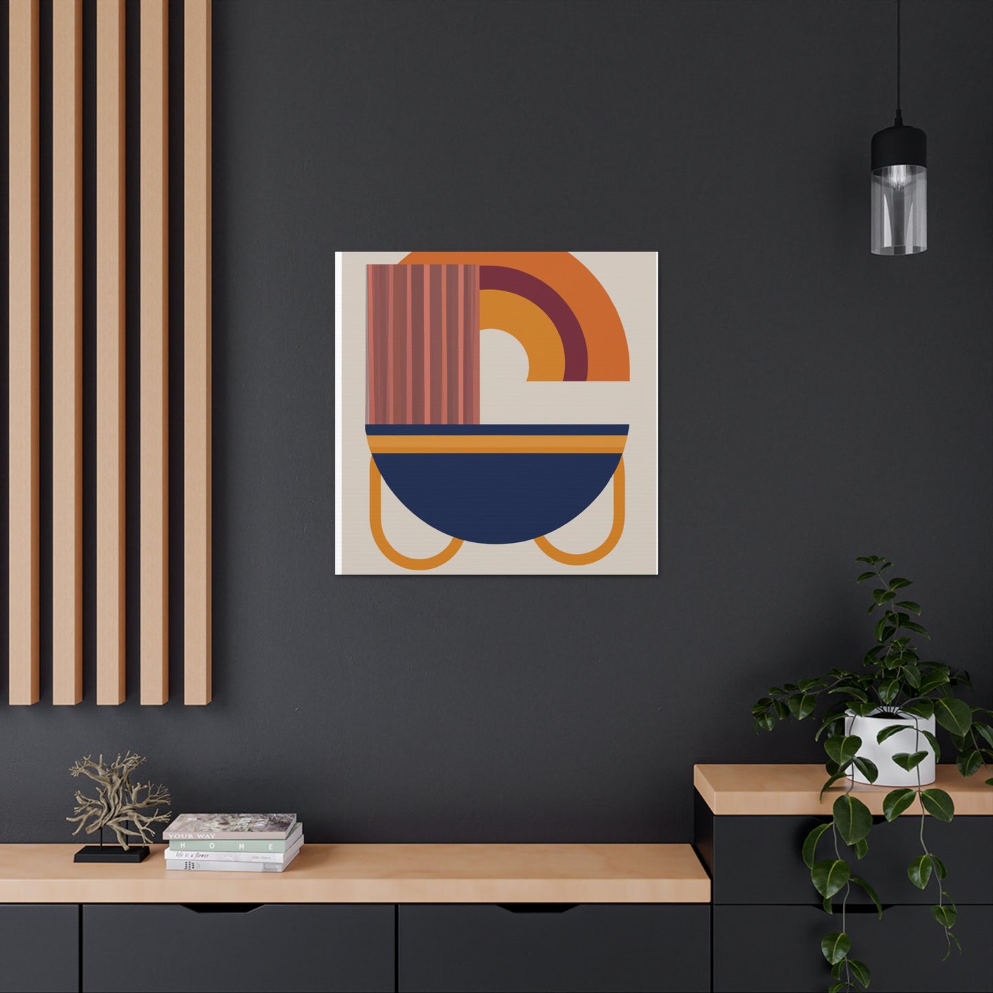 Fluffy Spikesquirrel - Midcentury Canvas