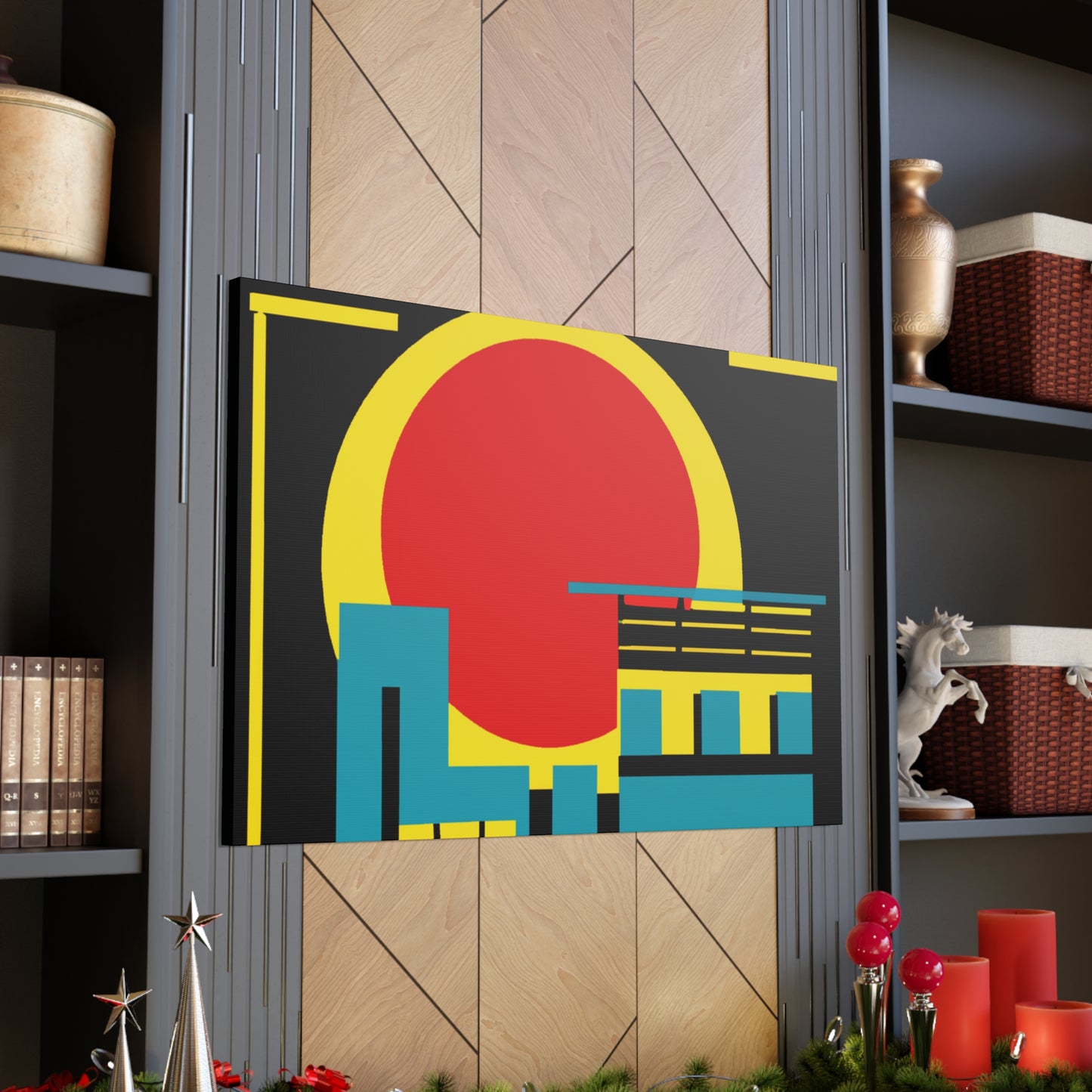 Fireywaddle. - Midcentury Canvas