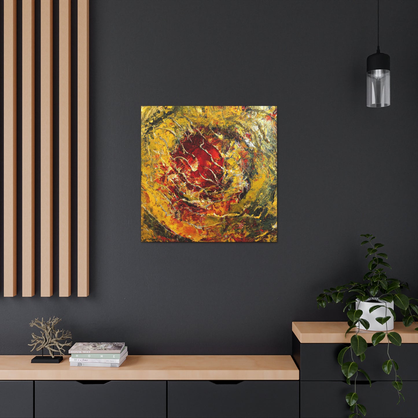 Volcano - Abstract Canvas