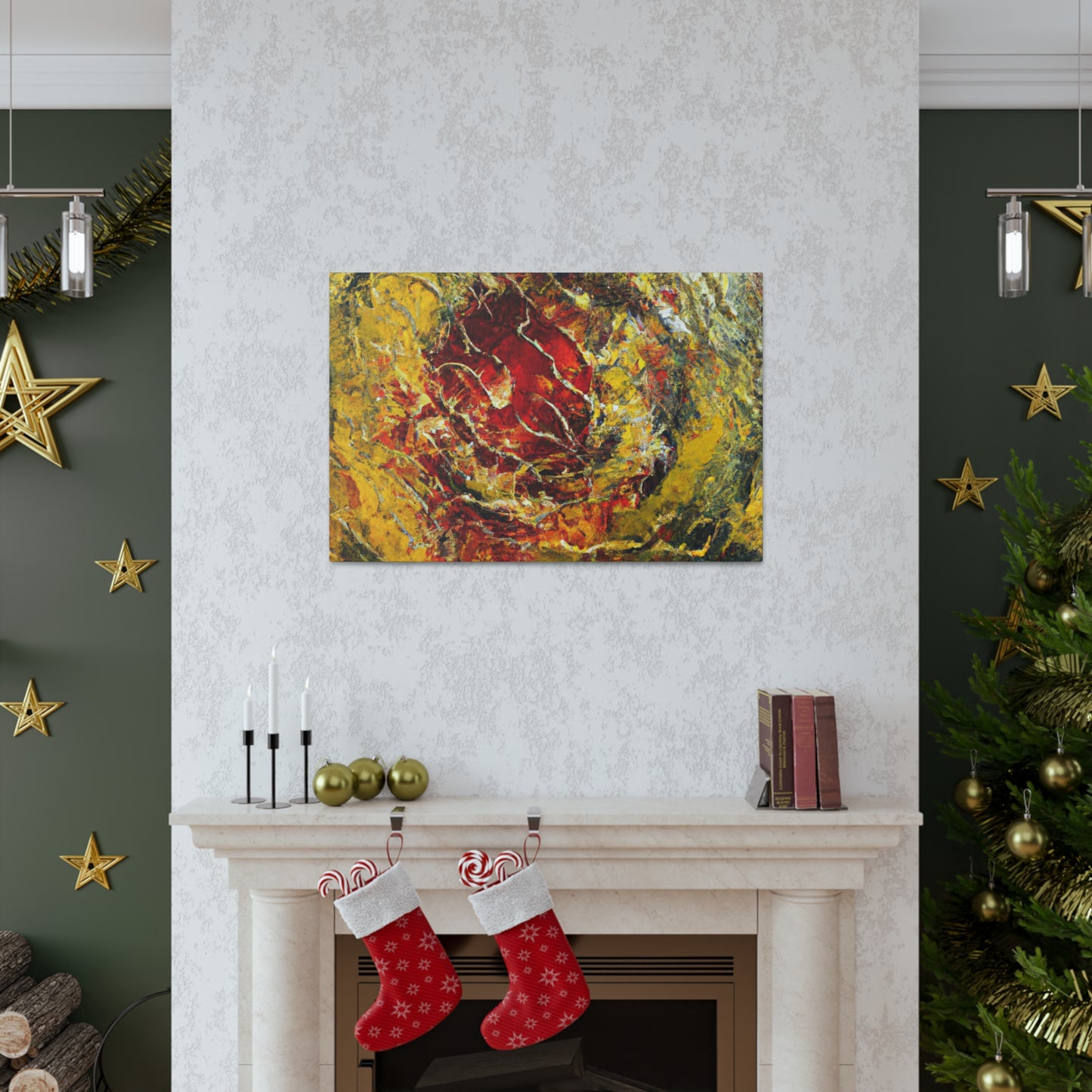 Volcano - Abstract Canvas