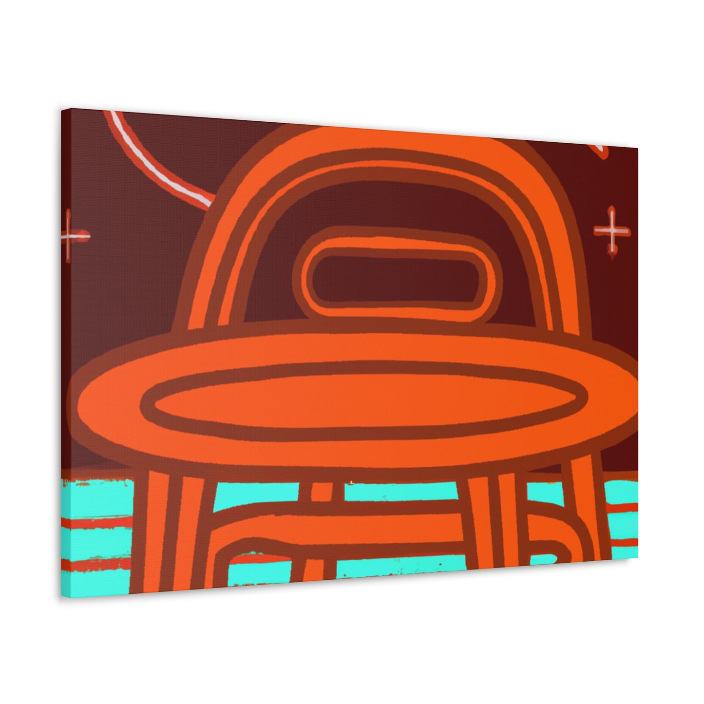 Modernized Monument- Midcentury - Canvas