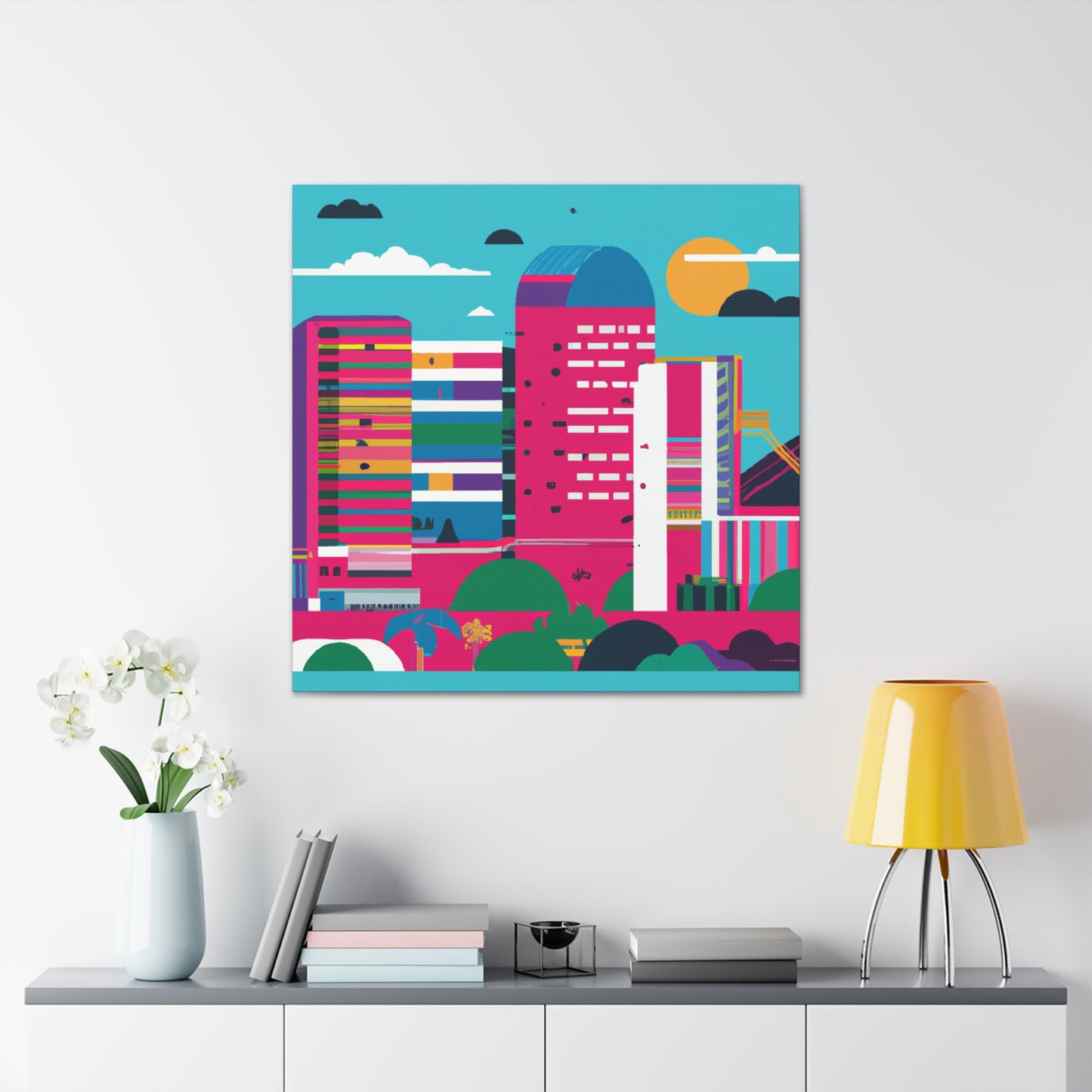 Arriba South America - Canvas