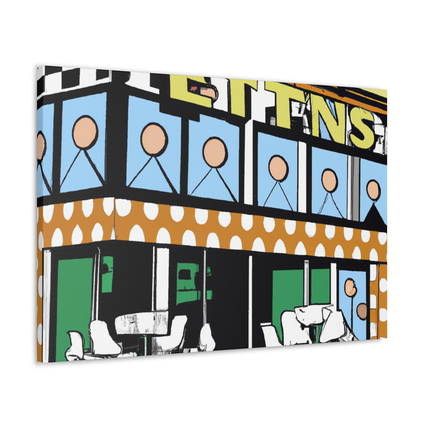 "The Rockin' 50s Drive-In" - Canvas - Pop Art