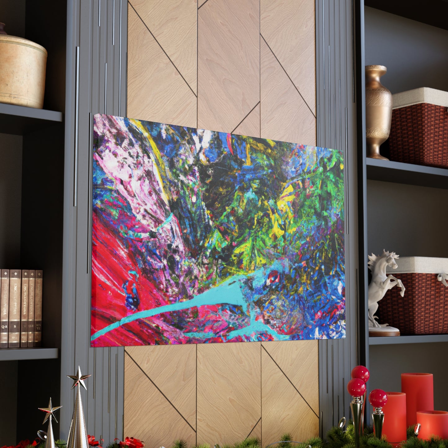 'Happy Family Reunion' - Abstract Canvas
