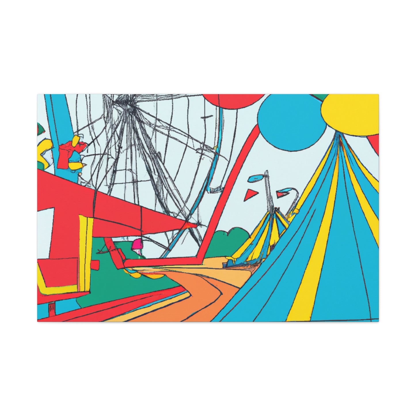 Fiesta Funhouse - Amusement - Canvas