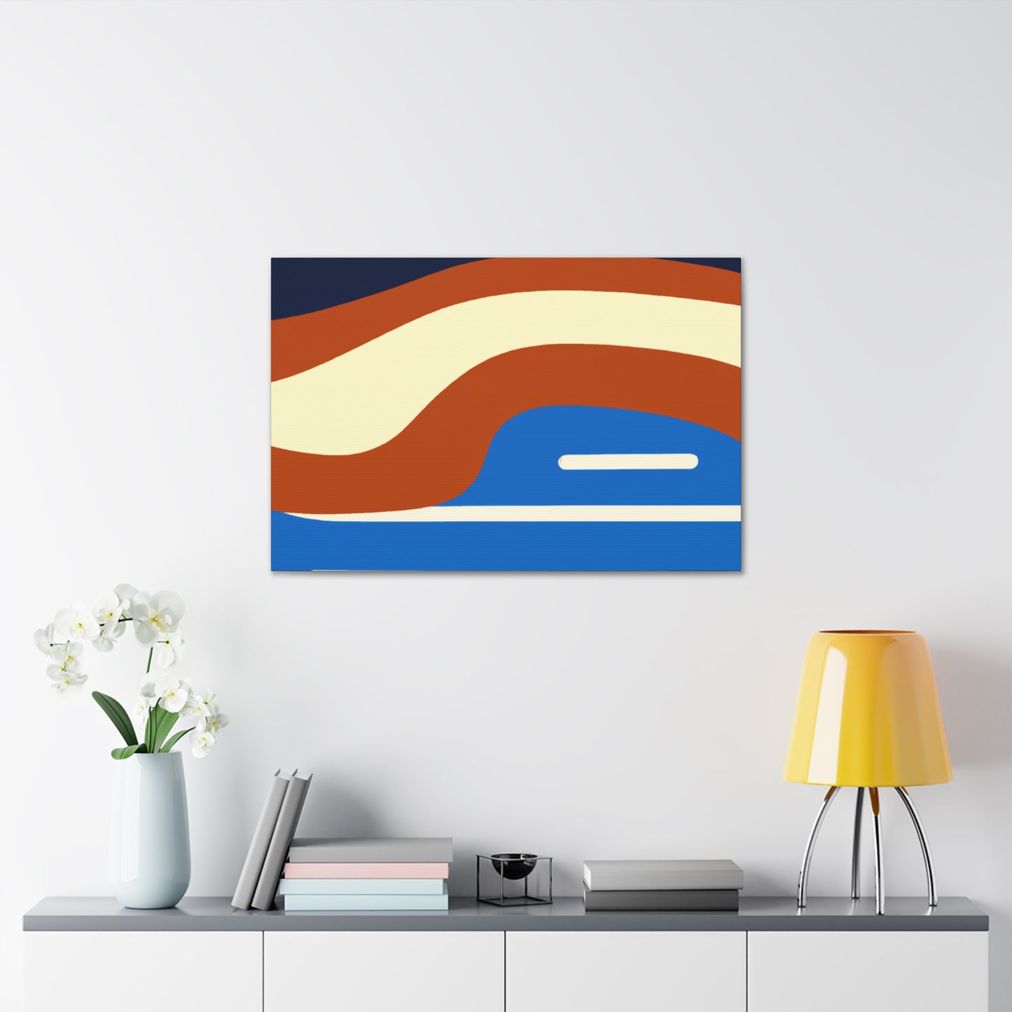 Sleek Run - Midcentury Canvas