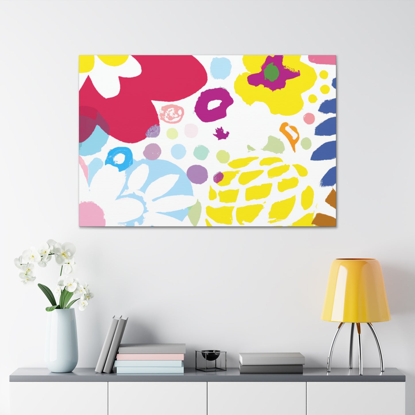 "The Blooming Garden of Glory" - Floral Canvas