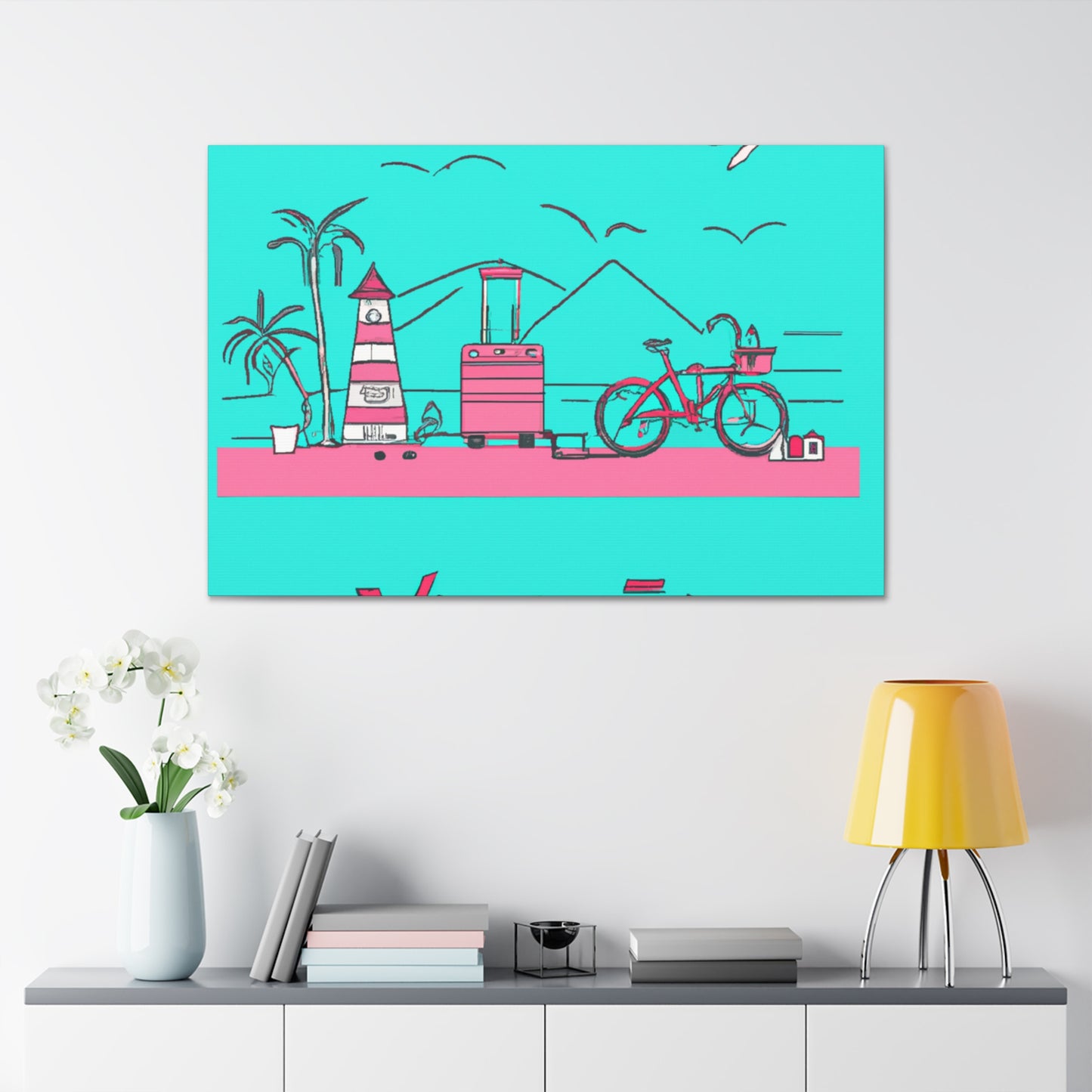 Monochrome Melody - Minimalism - Canvas