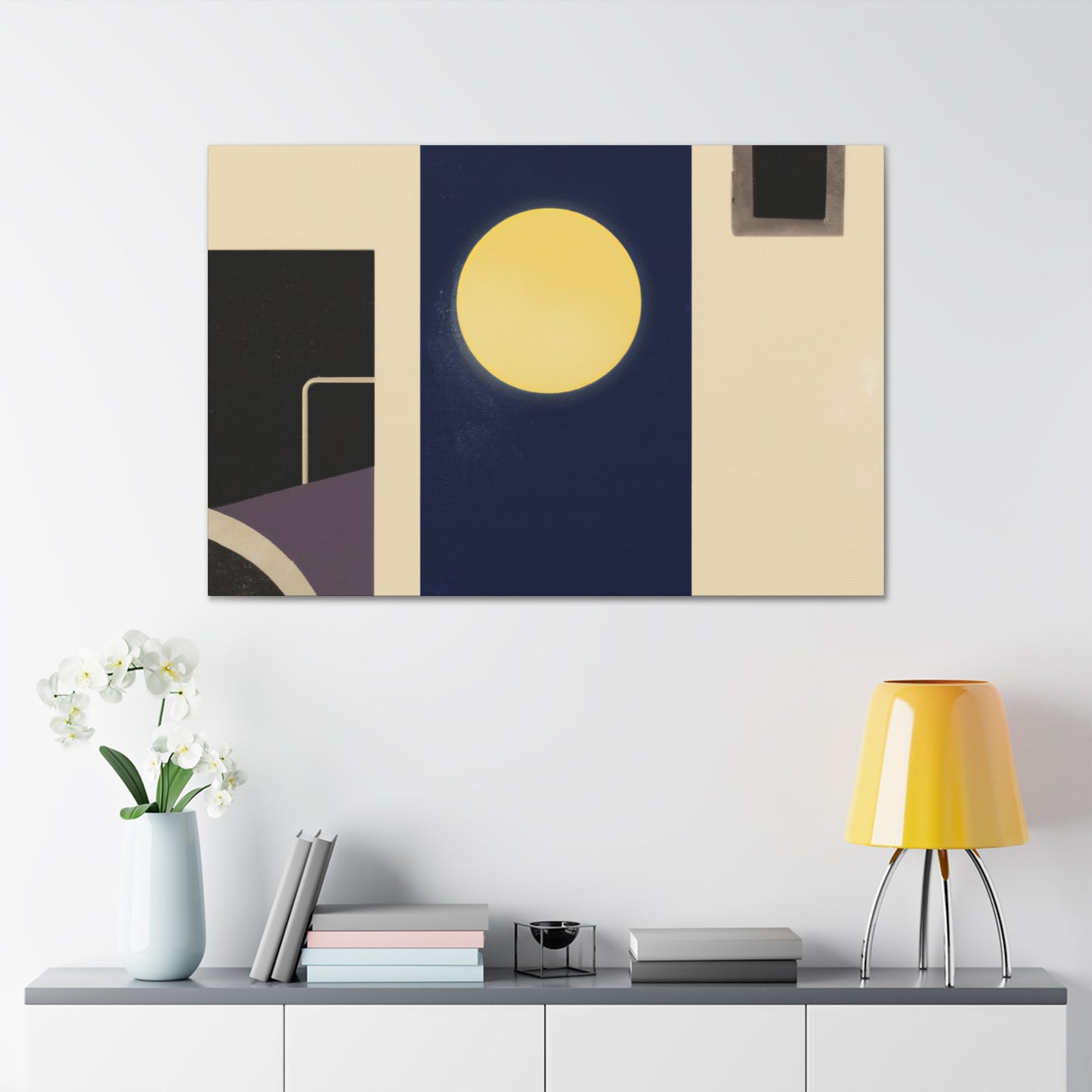 Groovy Starburst - Midcentury - Canvas