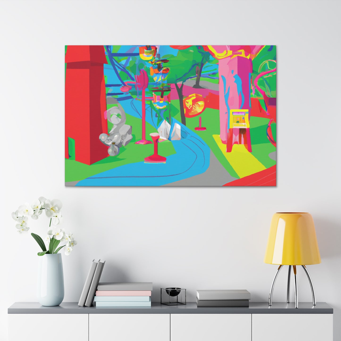 Tiki Time-Amusement - Canvas