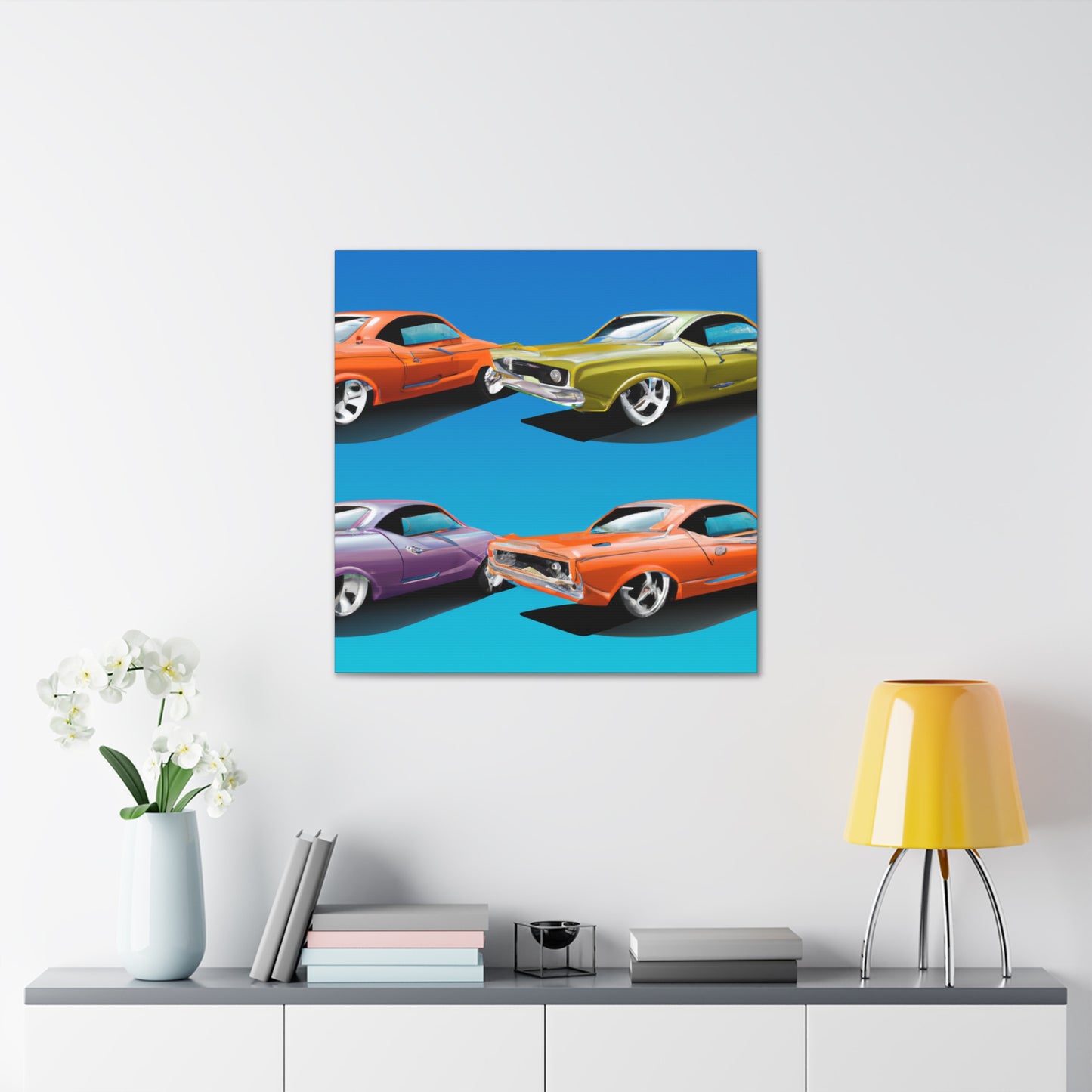 Blue Streak - Automobile - Canvas