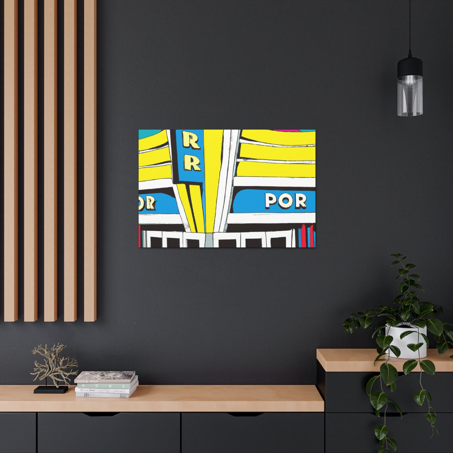 "Hoot 'n Holler Driving Range" - Canvas - Pop Art