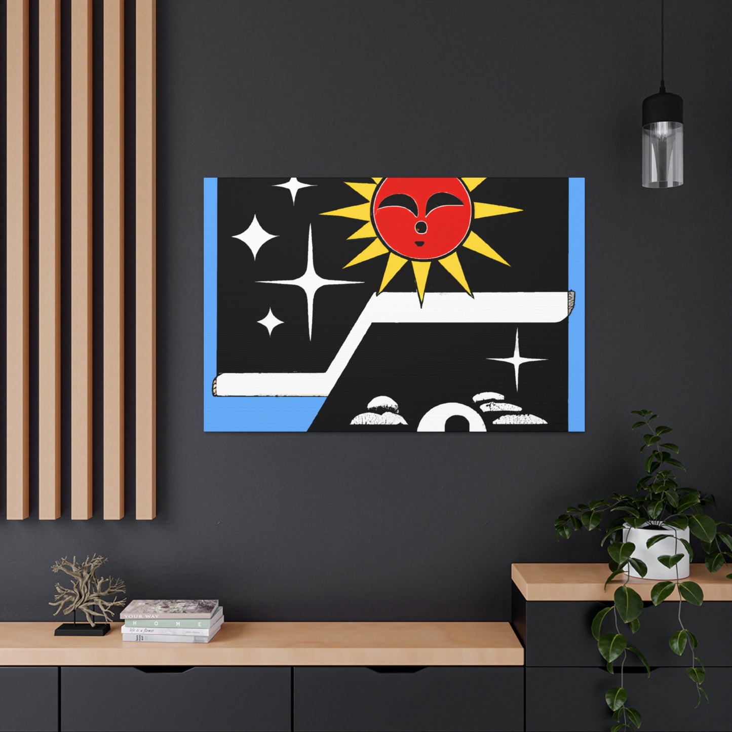 Cottontail Pouncer - Midcentury Canvas