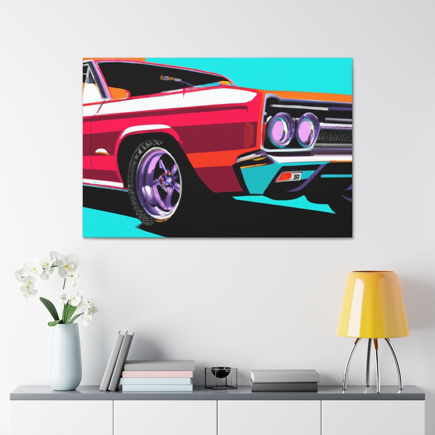 Fireball 500 - Automobile - Canvas