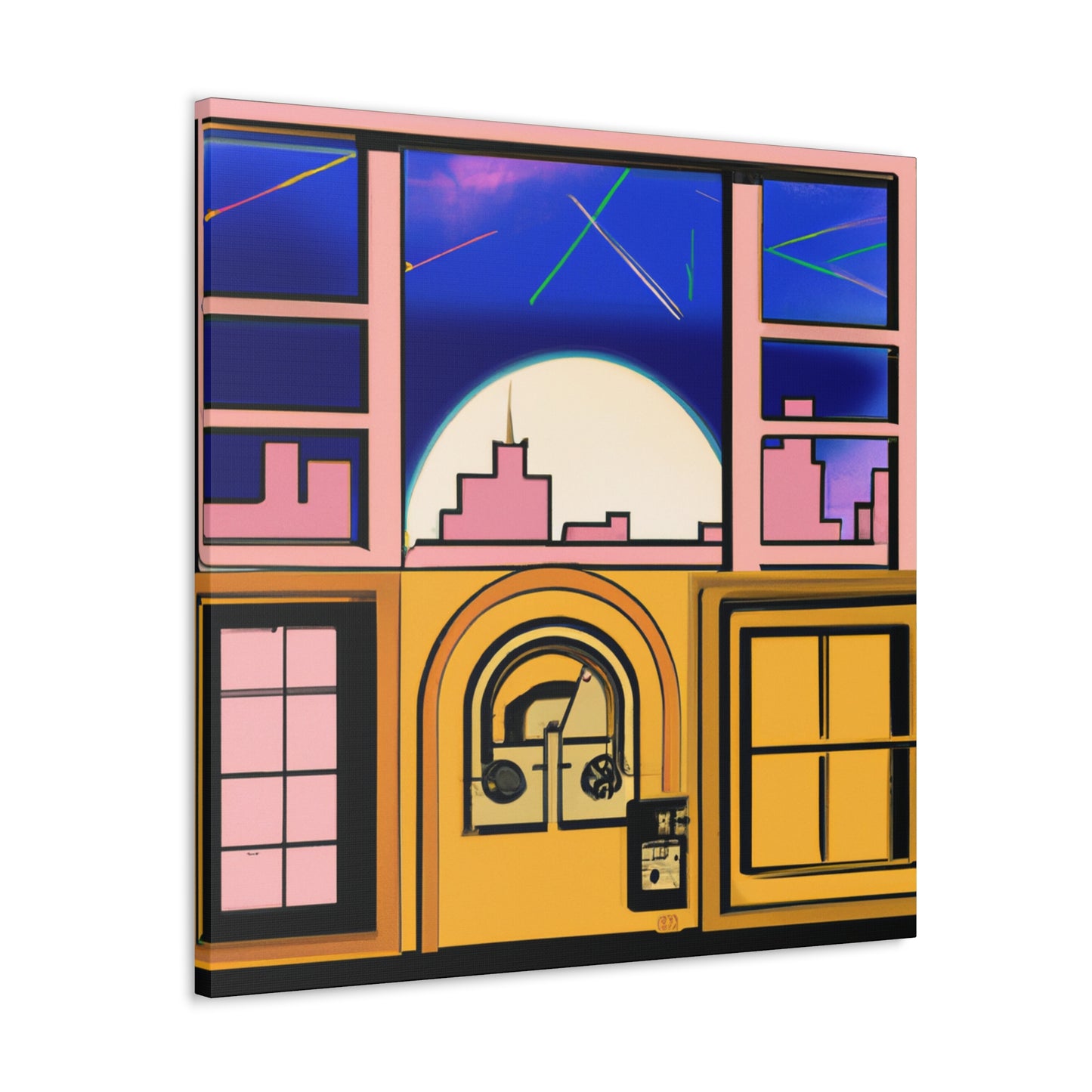 Quantum Leap - Midcentury - Canvas