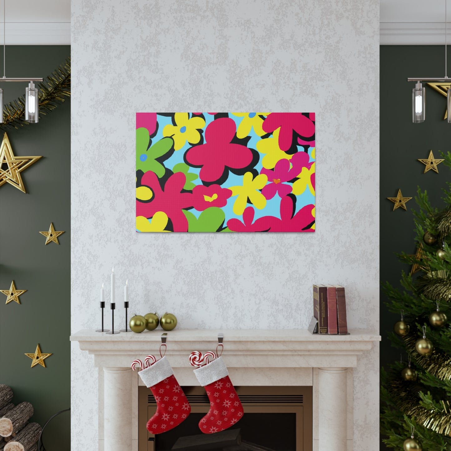 Flower Fields of Fortune - Floral Canvas