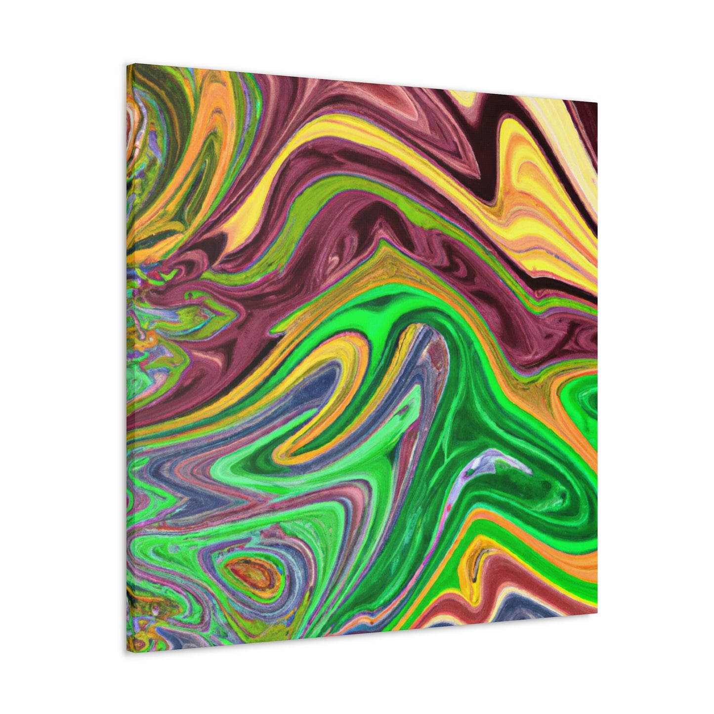 Aqua Lustre - Abstract - Canvas