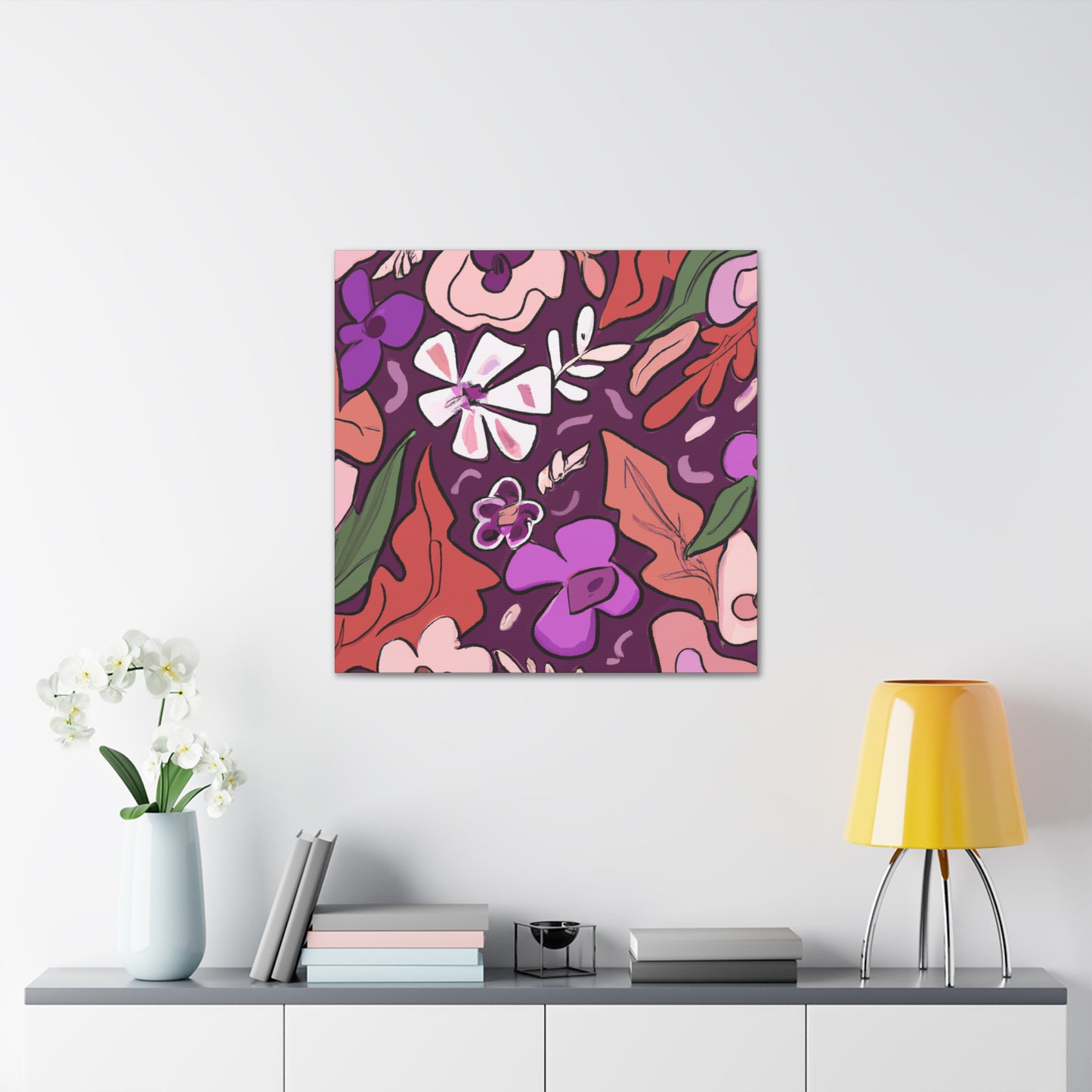 Blissful Bloom - Floral - Canvas