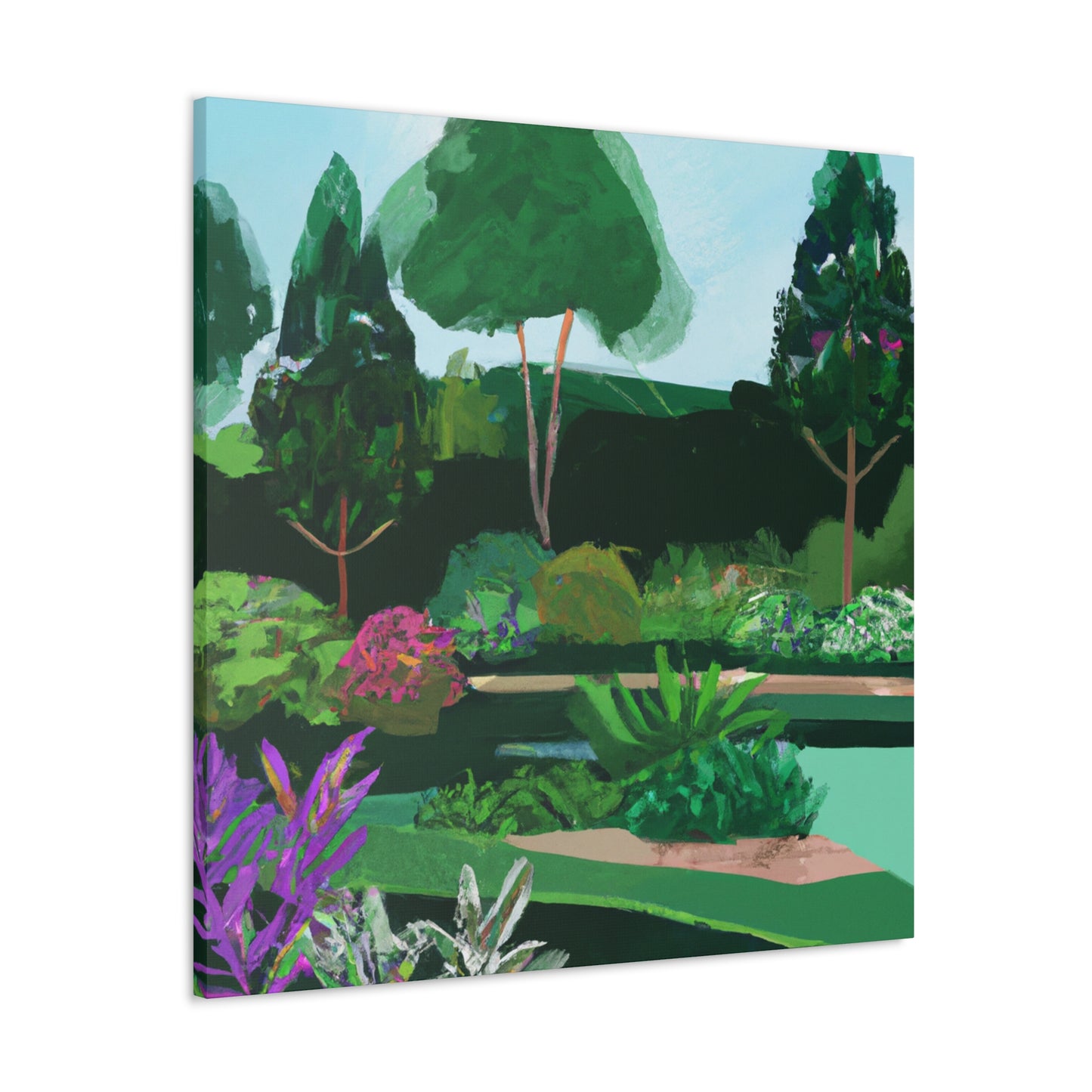 Flowering Fields - Landscape - Canvas