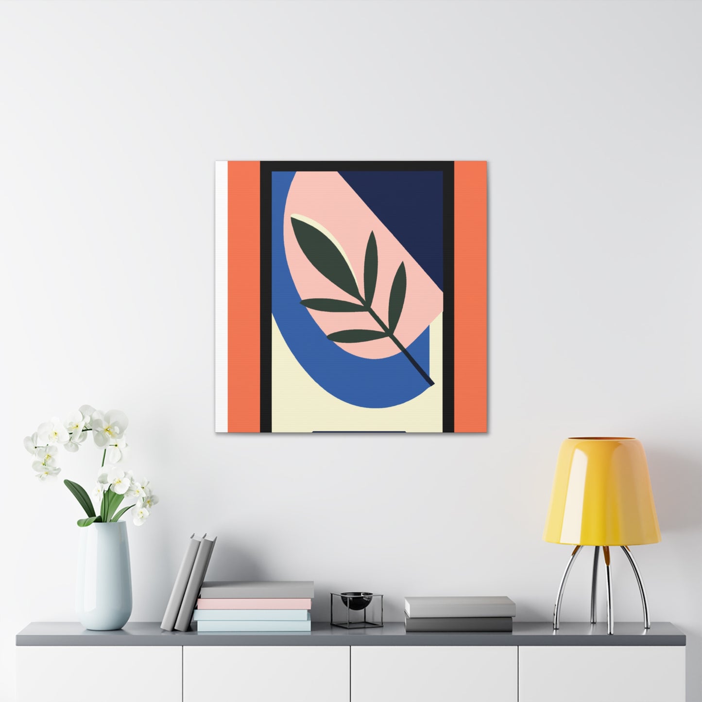Sun Dapple Bunny - Midcentury Canvas