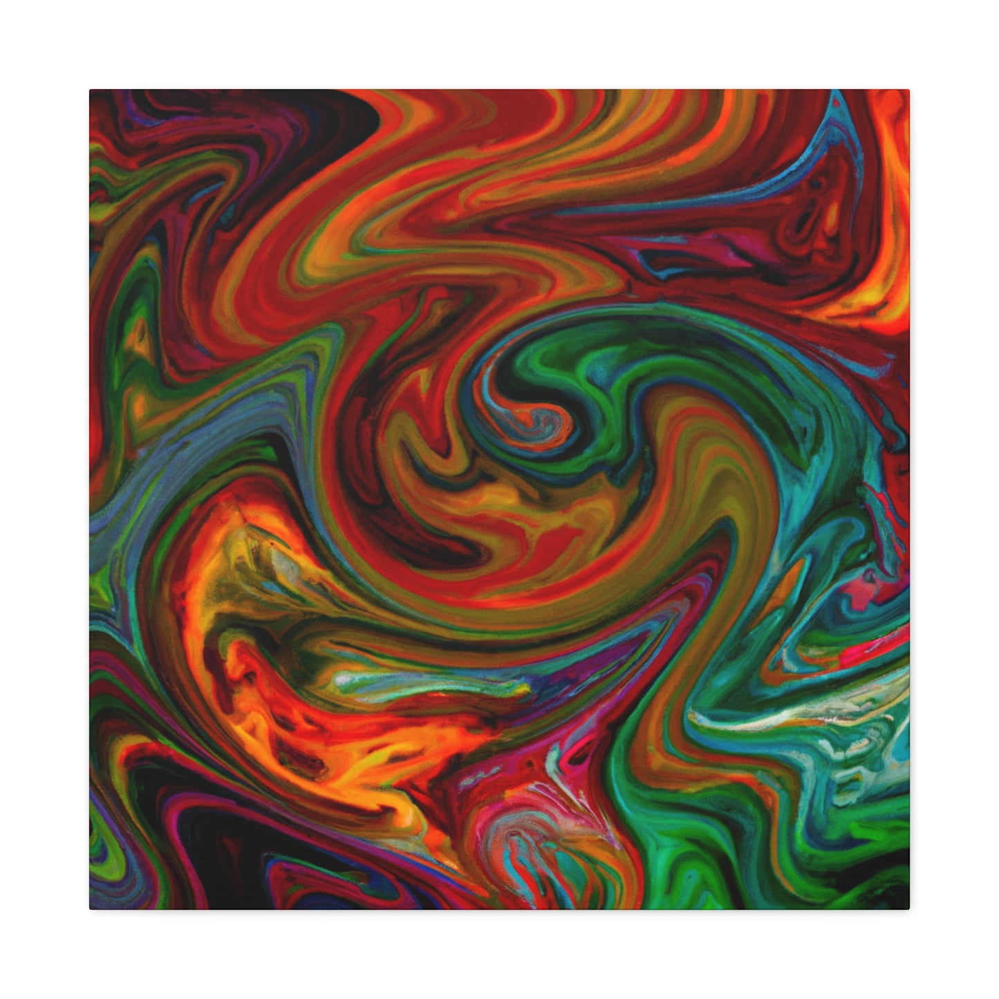 Heated - Canvas - Abstract