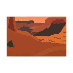 Sandwhirls-Landscape - Canvas - Desert