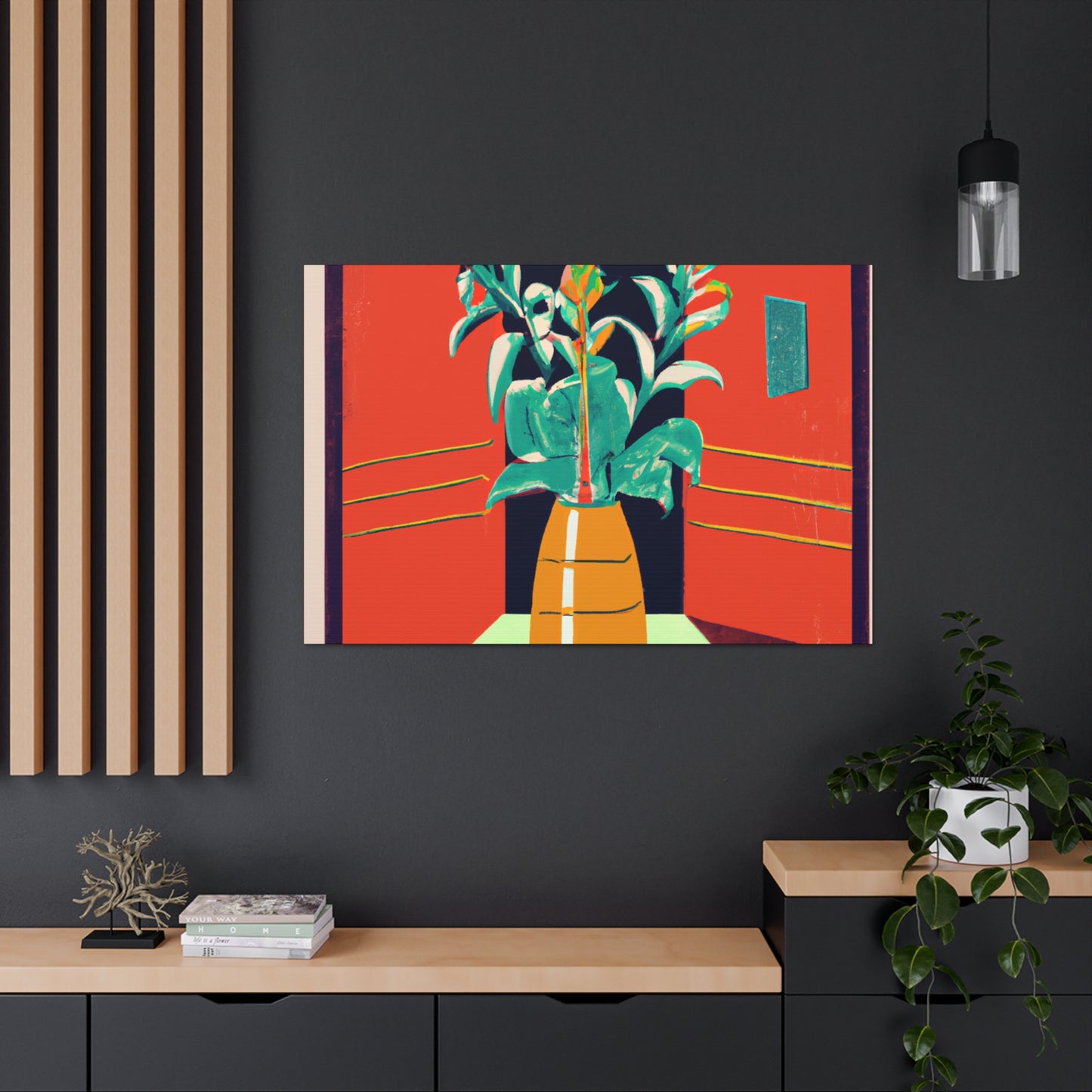 Cheetah-Sparkle - Midcentury Canvas