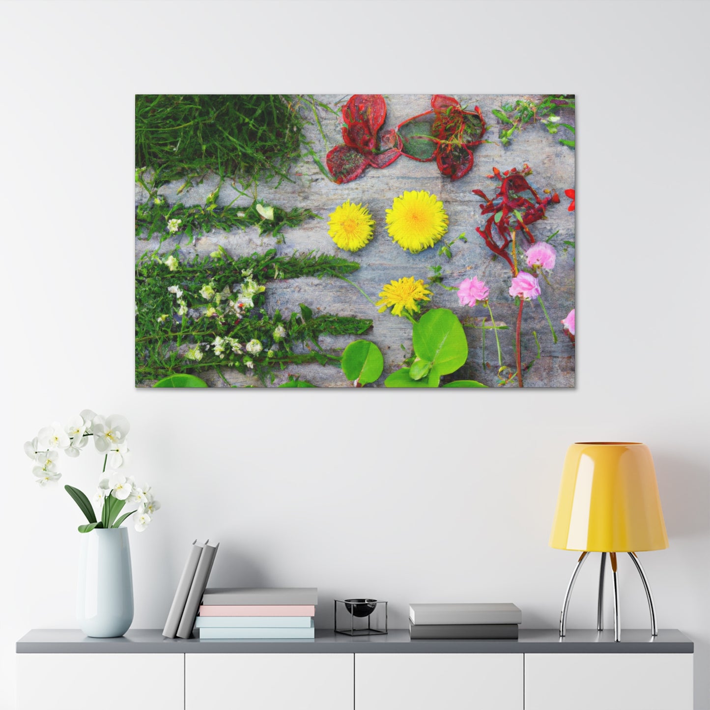 "Garden Glimmer" - Canvas - Floral