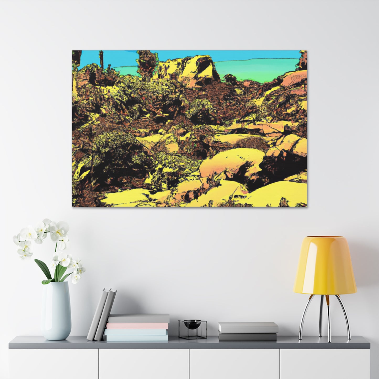 Sunbaked Horizon - Landscape - Canvas