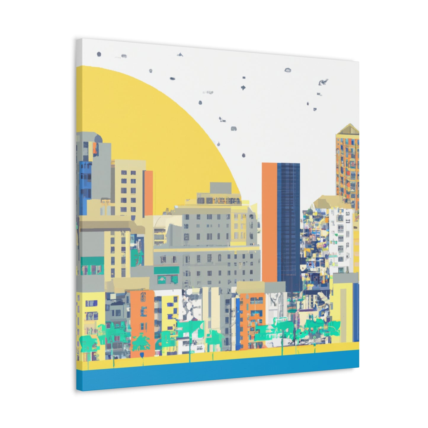 Llama's Paradise - South America - Canvas