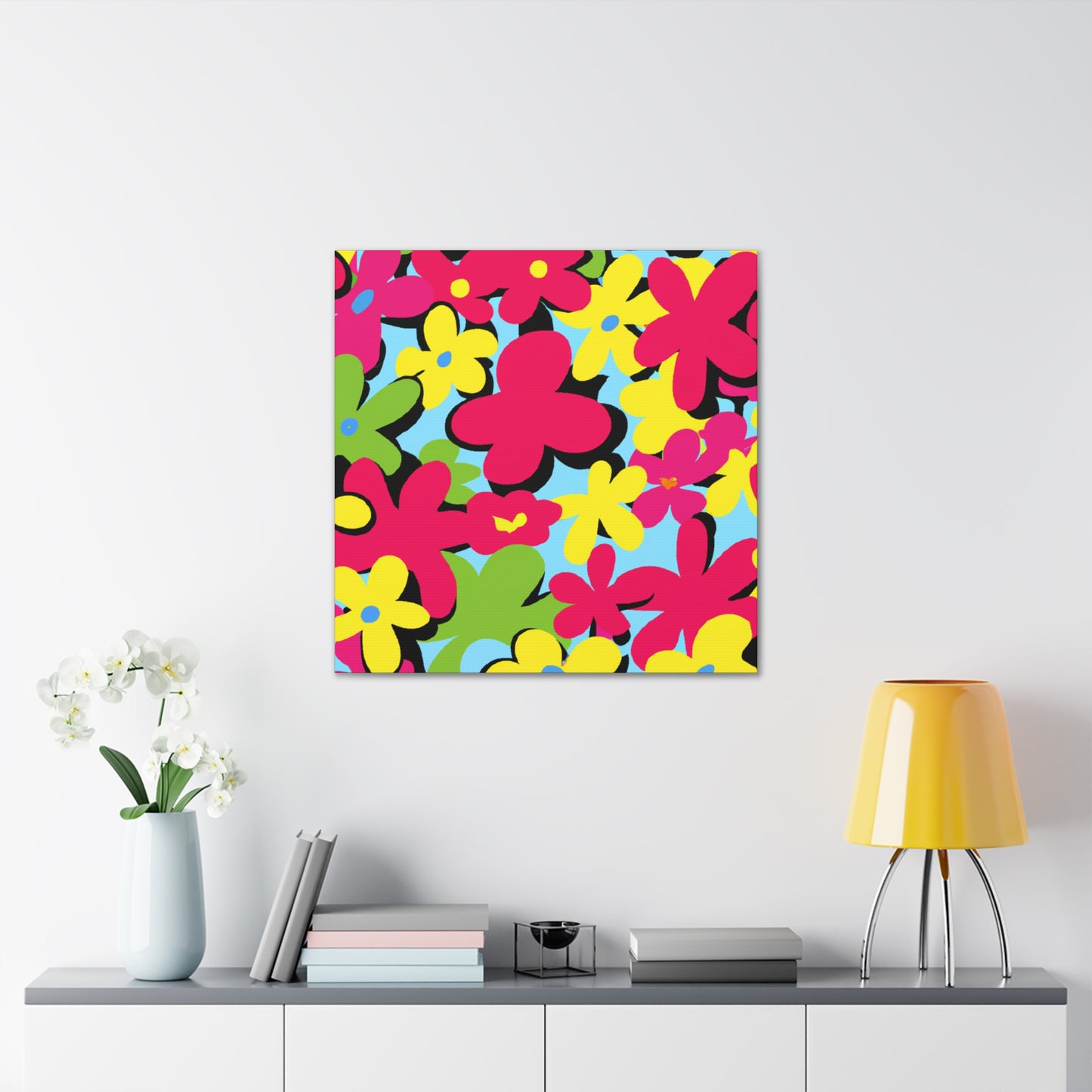 Flower Fields of Fortune - Floral Canvas