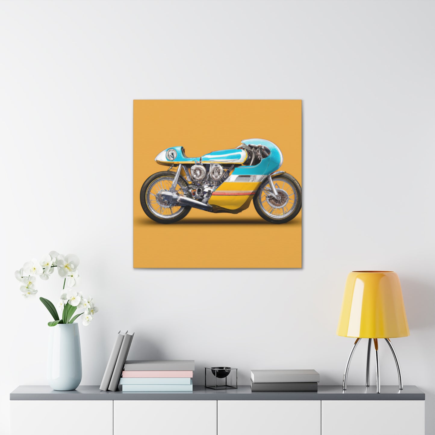 The Firecycle - Automobile - Canvas