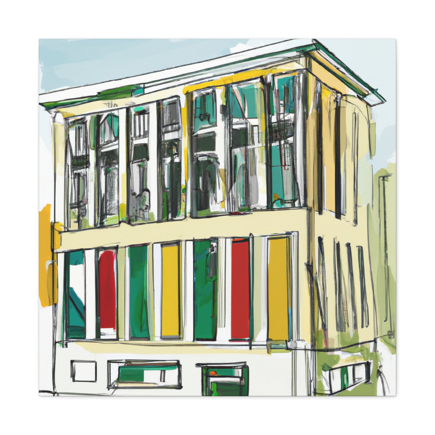 Agapetus Ballarini - Architectural Canvas
