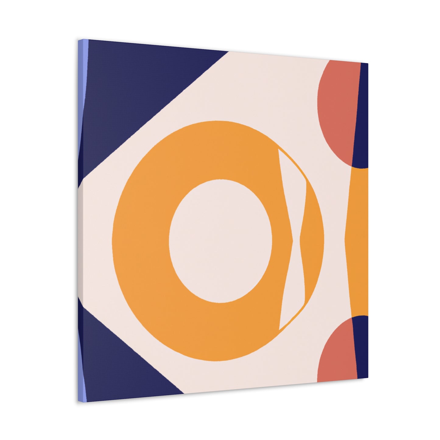 Spiraled Reflections - Midcentury - Canvas